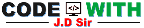 Code with JD Sir – CS IP IT CA AI JAVA Python HTML Notes MCQ Online Offline Classes